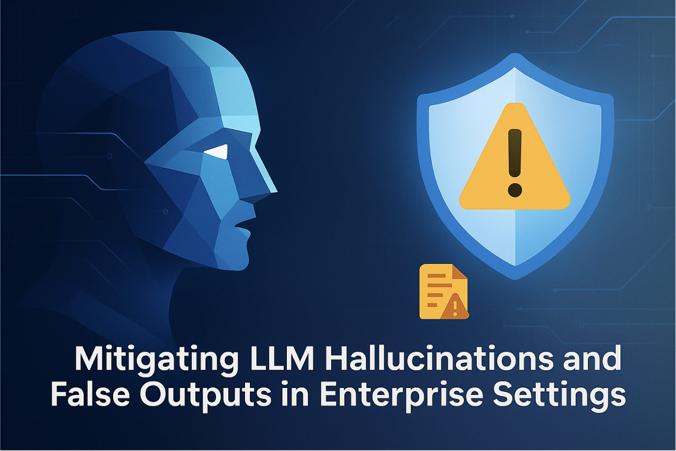 Mitigating LLM Hallucinations and False Outputs in Enterprise Settings